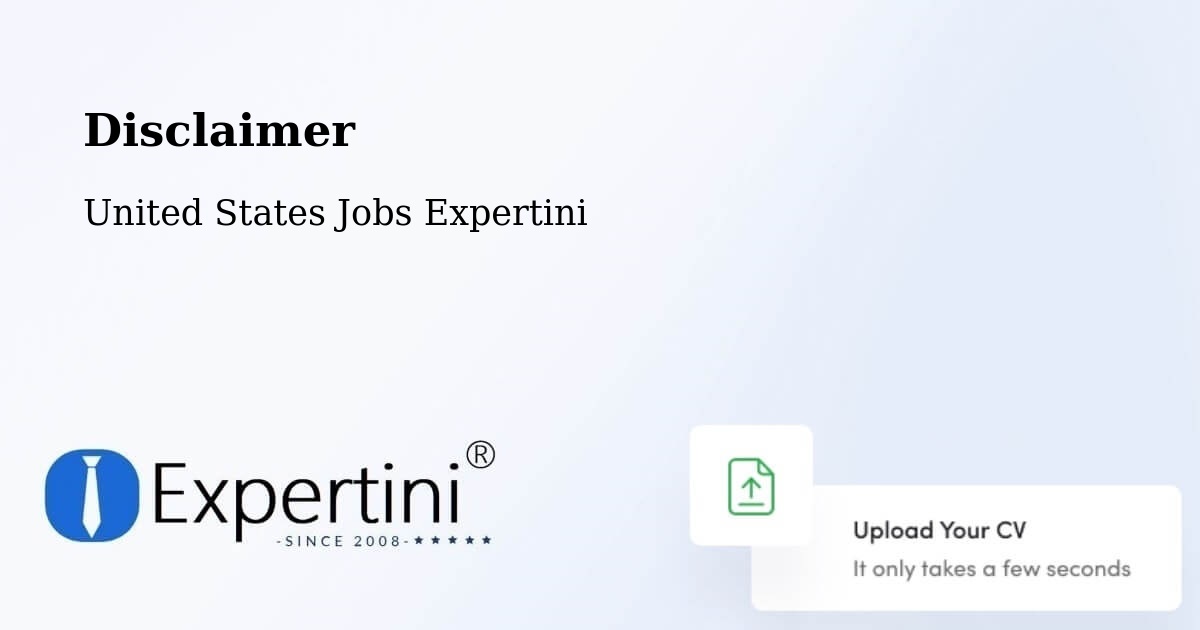 Disclaimer – Lone Pine - United States Jobs Expertini